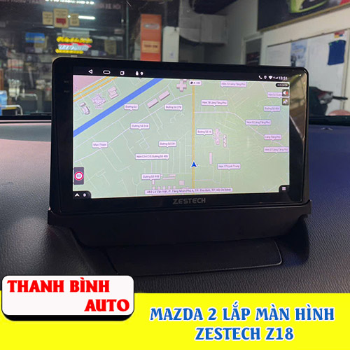 mazda 2 lap man hinh zestech z18 thanh binh auto5