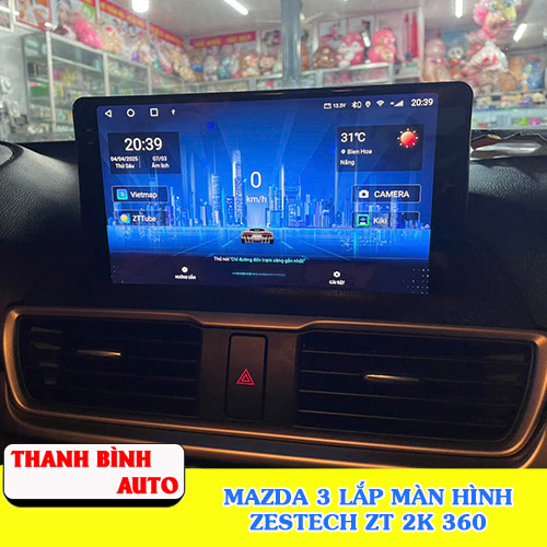 mazda 3 lap man hinh zestech zt 2k 360 thanh binh auto6
