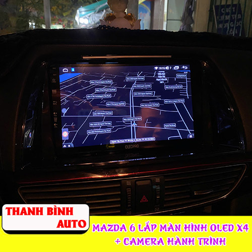 mazda 6 lap man hinh oled x4 camera hanh trinh3