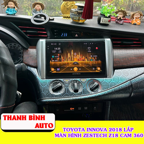 toyota innova 2018 lap man hinh zestech z18 cam 360 thanh binh auto2