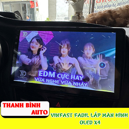 vinfast fadil lap man hinh oled x4 thanh binh auto3