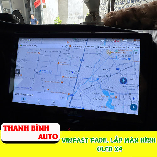 vinfast fadil lap man hinh oled x4 thanh binh auto5