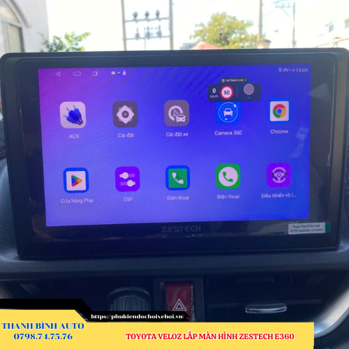 Toyota Veloz lên màn hình Zestech E360 Thanh Bình Auto