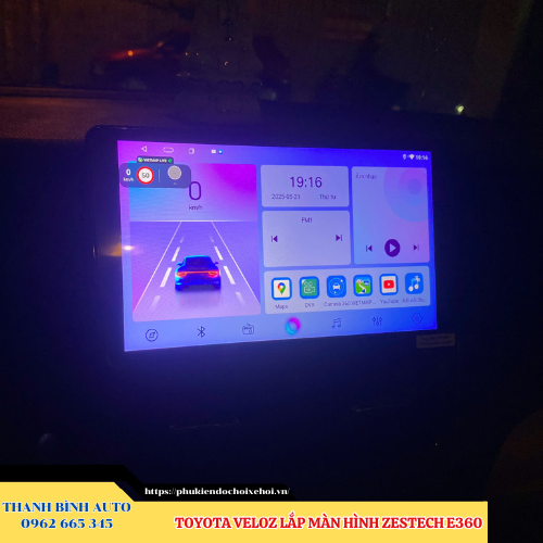 Toyota Veloz lắp màn hình Zestech E360 Thanh Bình Auto