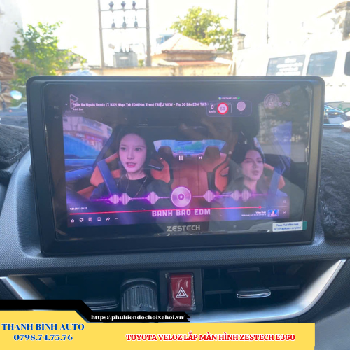 Toyota Veloz lên màn hình Zestech E360 Thanh Bình Auto