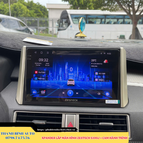 Mitsubishi Xpander lắp màn hình Zestech S100J + Camera hành trình Thanh Bình Auto 