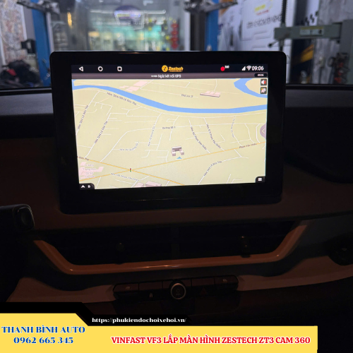 VinFast VF3 lắp màn hình Zestech ZT3 Cam 360 Thanh Bình Auto