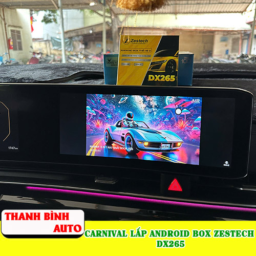 Kia Carnival Lắp Android Box Zestech DX265 Thanh Bình Auto