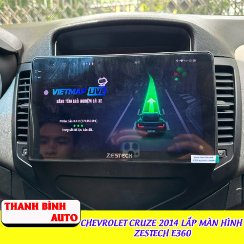Chevrolet Cruze 2014 lắp màn hình Zestech E360 Thanh Bình Auto