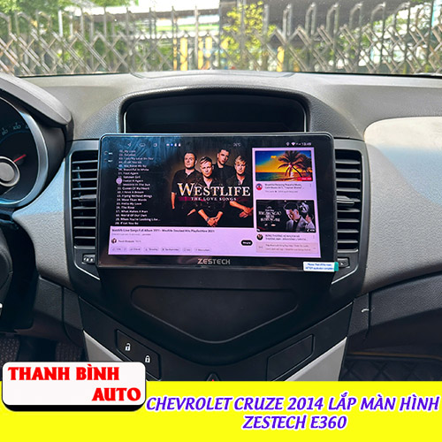 Chevrolet Cruze 2014 lắp màn hình Zestech E360 Thanh Bình Auto