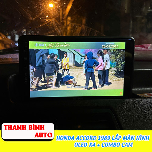 honda accord 1989 lap man hinh oled x4 combo cam3