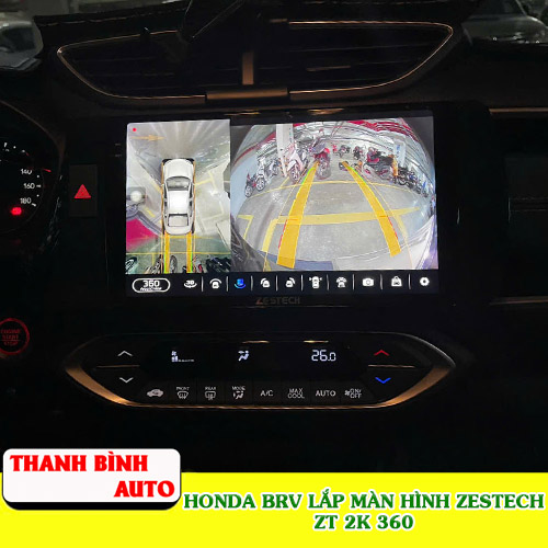 Honda BRV lắp màn hình Zestech ZT 2K 360 Thanh Bình Auto