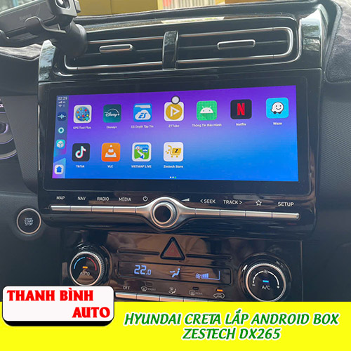 Hyundai Creta lắp Android Box Zestech DX265 Thanh Bình Auto