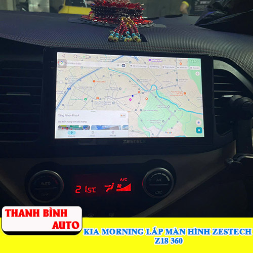 Kia Morning lắp màn hình Zestech Z18 360 Thanh Bình Auto