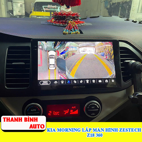 Kia Morning lắp màn hình Zestech Z18 360 Thanh Bình Auto