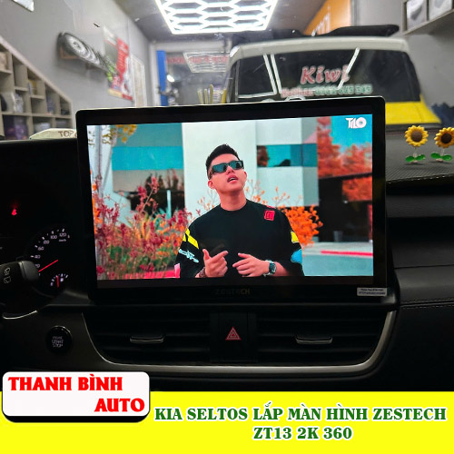 Kia Seltos lắp màn hình Zestech ZT13 2K 360 Thanh Bình Auto