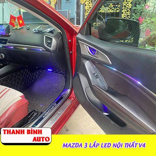 Mazda 3 lắp led nội thất V3 Thanh Bình Auto