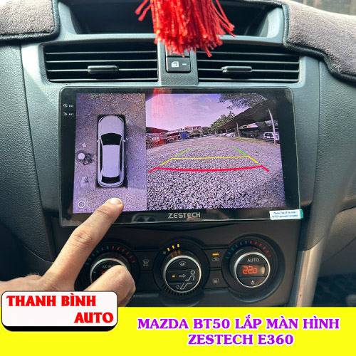 Mazda BT50 lắp màn hình Zestech E360 Thanh Bình Auto