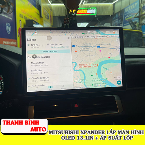 Mitsubishi Xpander lắp màn hình Oled 13.1 Inch + Cảm biến áp suất lốp Thanh Bình Auto