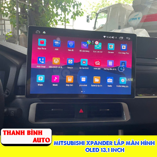 Mitsubishi Xpander lắp màn hình Oled 13.1 inch Thanh Bình Auto