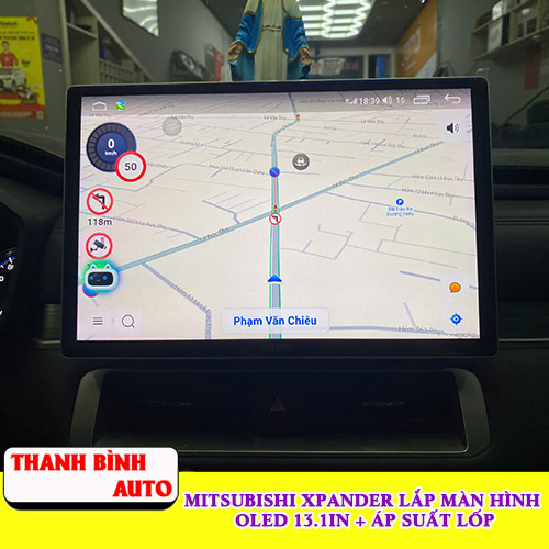 Mitsubishi Xpander lắp màn hình Oled 13inch Cam 360 + Cảm biến áp suất lốp Thanh Bình Auto
