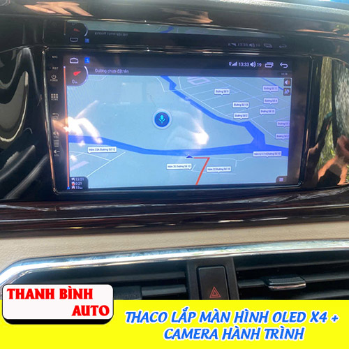 thaco lap man hinh oled x4 camera hanh trinh4