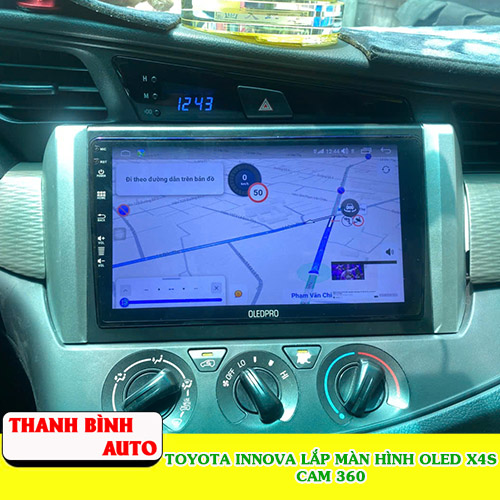 toyota innova lap man hinh oled x4s cam 360 thanh binh auto4
