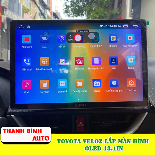 Toyota Veloz lắp màn hình Oled 13.1 inch Thanh Bình Auto