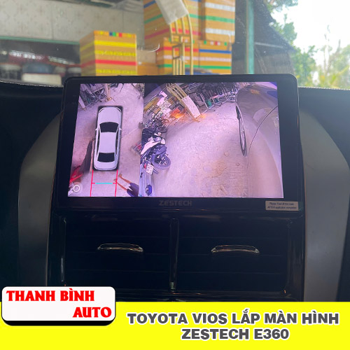 Toyota Vios lắp màn hình Zestech E360 Thanh Bình Auto
