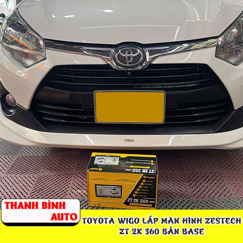 Toyota Wigo lắp màn hình Zestech ZT 2K 360 Bản Base Thanh Bình Auto