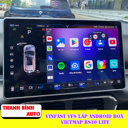 VinFast VF8 lắp Android Box Vietmap BS10 Lite Thanh Bình Auto