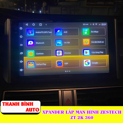 Mitsubishi Xpander lắp màn hình Zestech ZT 2K 360 Thanh Bình Auto