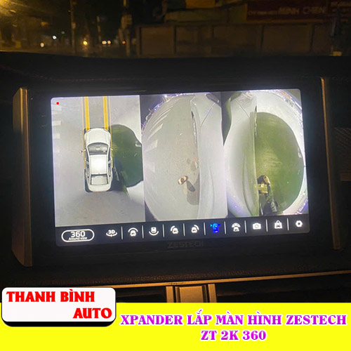 Mitsubishi Xpander lắp màn hình Zestech ZT 2K 360 Thanh Bình Auto