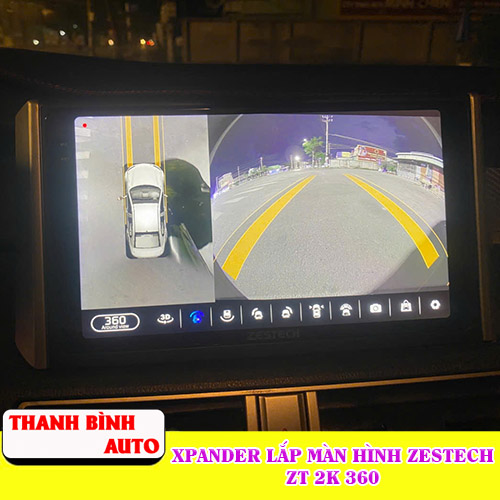Mitsubishi Xpander lắp màn hình Zestech ZT 2K 360 Thanh Bình Auto