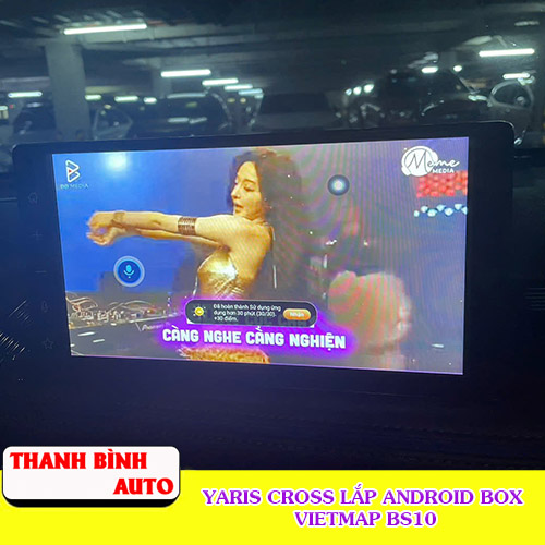 Toyota Yaris Cross lắp Android Box Vietmap BS10 Thanh Bình Auto