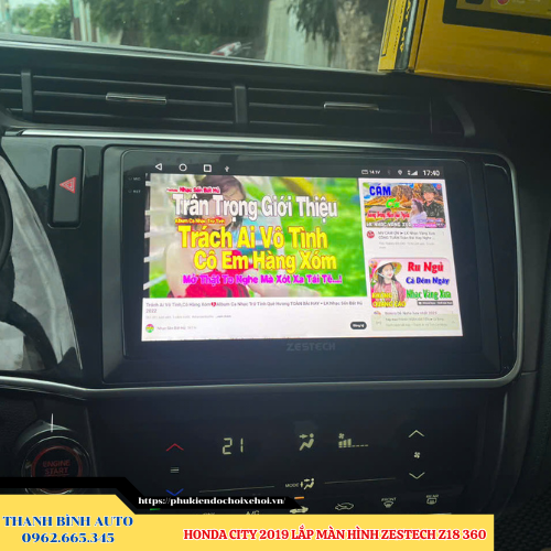 Honda City 2019 - 2024 lên màn hình Zestech Z18 360 Thanh Bình Auto