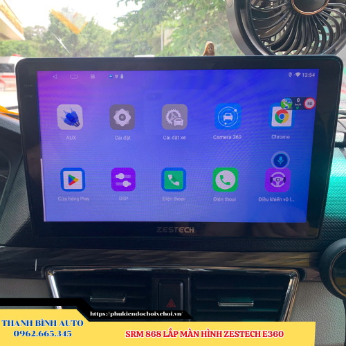 SRM 686 lắp màn hình Zestech E360 Thanh Bình Auto