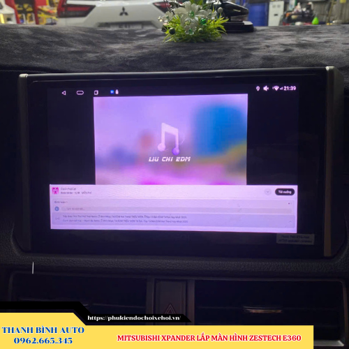 Mitsubishi Xpander lắp màn hình Zestech E360 Thanh Bình Auto