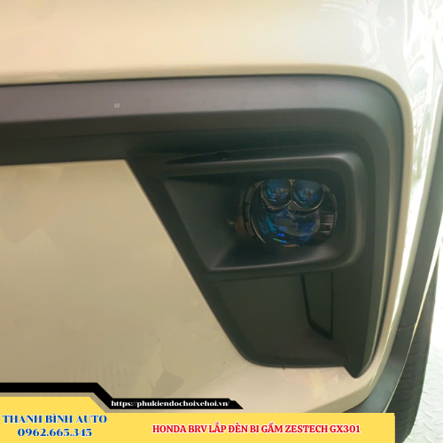 Honda BRV lắp đèn bi gầm Zestech GX301 Thanh Bình Auto