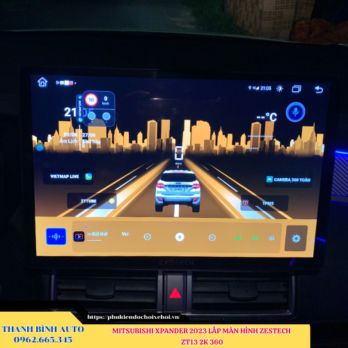 Mitsubishi Xpander 2023 lắp màn hình Zestech ZT13 2K 360 Thanh Bình Auto