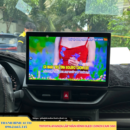 Toyota Avanza lắp màn hình Oled 13inch Cam 360 Thanh Bình Auto