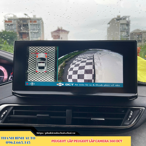 Peugeot lắp Camerra 360 DCT Thanh Bình Auto