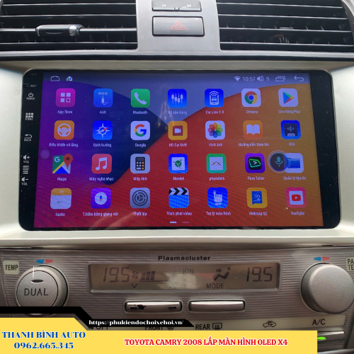 Toyota Camry 2008 - 2017 lên màn hình Oled X4 Thanh Bình Auto