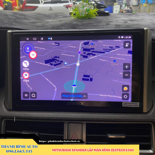 Mitsubishi Xpander lắp màn hình Zestech E360 Thanh Bình Auto