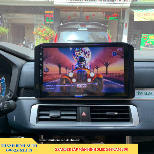 Mitsubishi Xpander lên màn hình Oled X4S Cam 360 Thanh Bình Auto