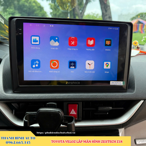 Toyota Veloz gắn màn hình Zestech Z18 Thanh Bình Auto