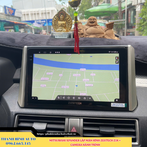 Mitsubishi Xpander lắp màn hình Zestech Z18 + Camera hành trình Thanh Bình Auto