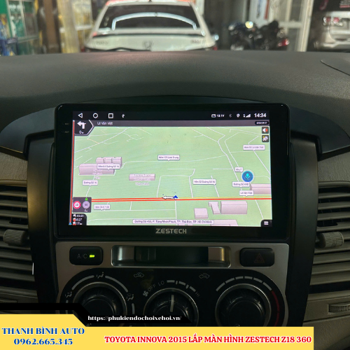 Toyota Innova 2015 - 2019 lắp màn hình Zestech Z18 360 Thanh Bình Auto