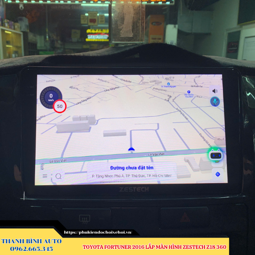 Toyota Fortuner 2016 - 2024 lắp màn hình Zestech Z18 360 Thanh Bình Auto