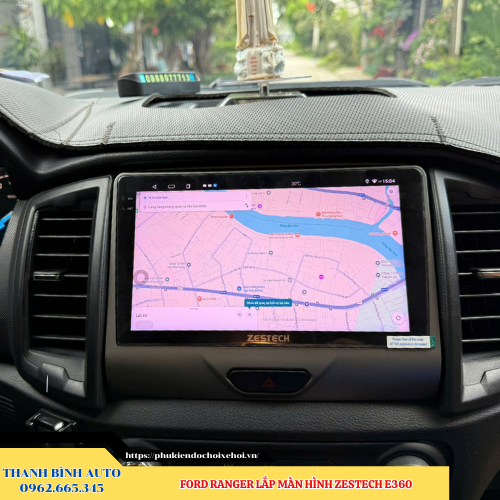 Ford Ranger lên màn hình Zestech E360 Thanh Bình Auto
